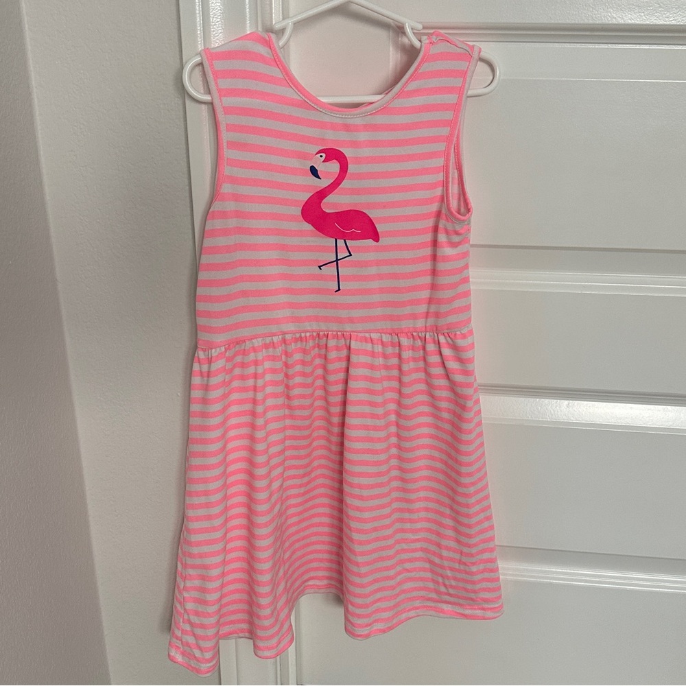 Flamingo Summer Tank Dress